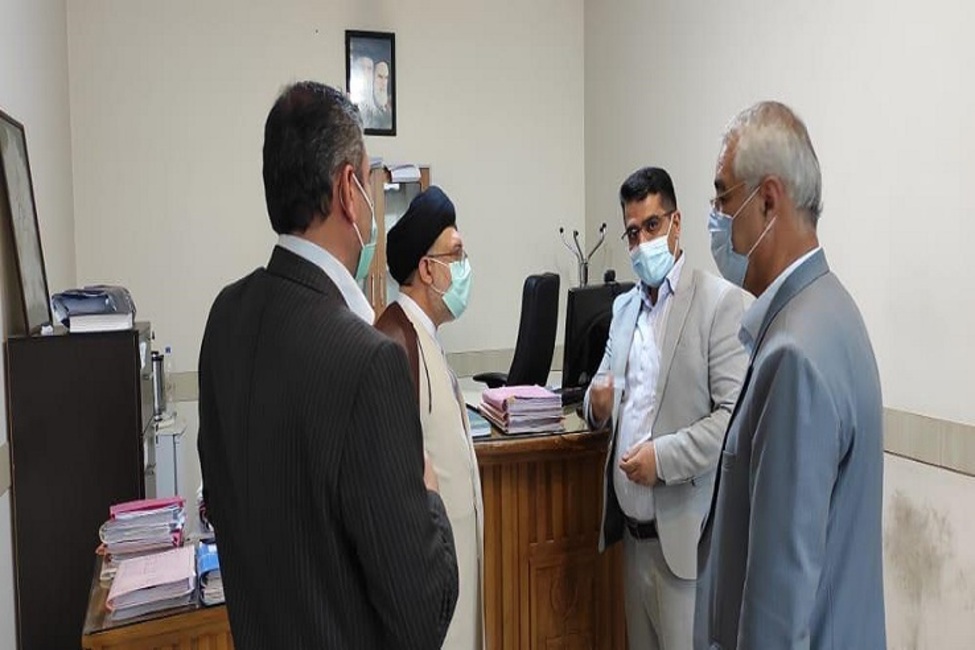 بازدید رئیس کل دادگستری فارس از شعب دادسرا و دادگاه انقلاب اسلامی شیراز