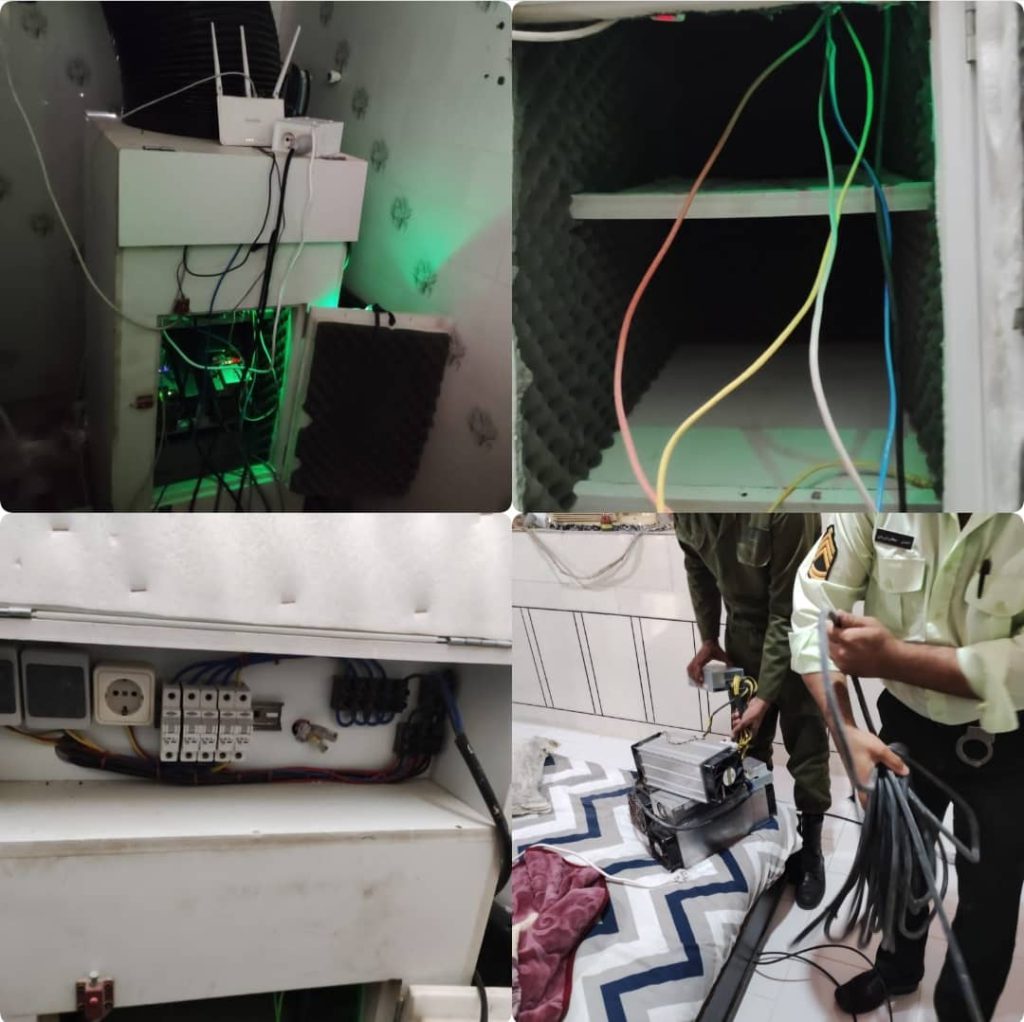 ۱۸ دستگاه غیرمجاز استخراج ارز دیجیتال در شهرستان بستک کشف شد