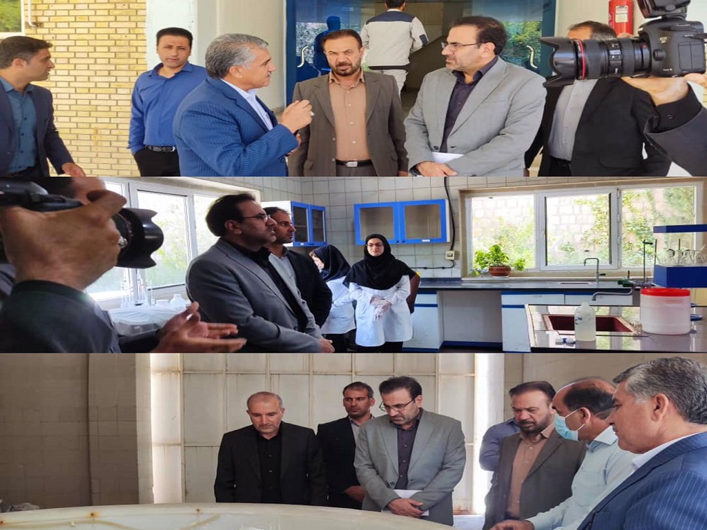 دادستان ایلام از تصفیه خانه آب و خط انتقال آب کمربندی شرقی استان بازدید کرد