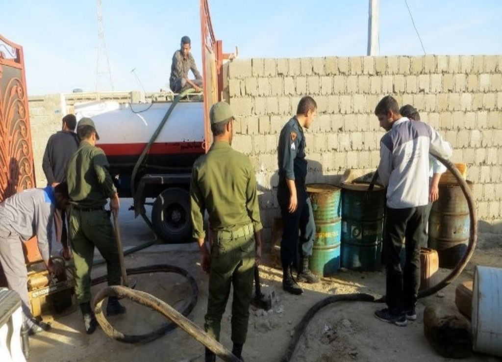 ۳۵ هزار لیتر سوخت قاچاق در شهرستان پارسیان استان هرمزگان کشف شد