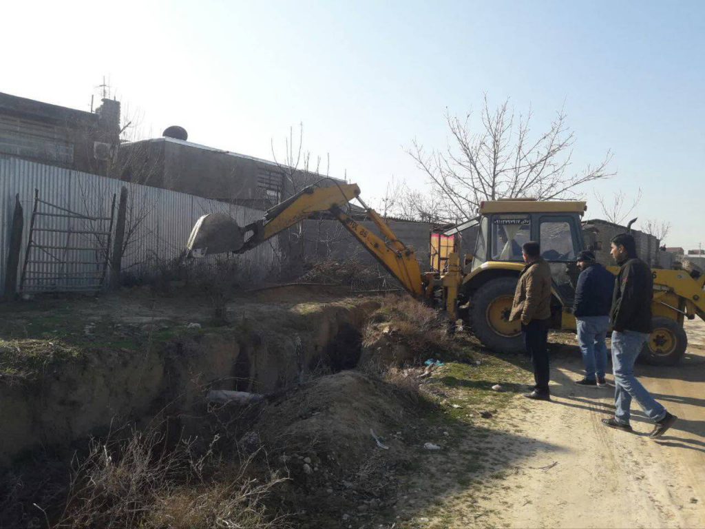 بناهای غیرمجاز در حریم گرگانرود استان گلستان تخریب شد
