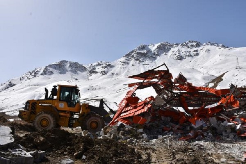 آزادسازی، تخریب و قلع و قمع در ۲۰ هزار مترمربع در ارتفاعات دنا