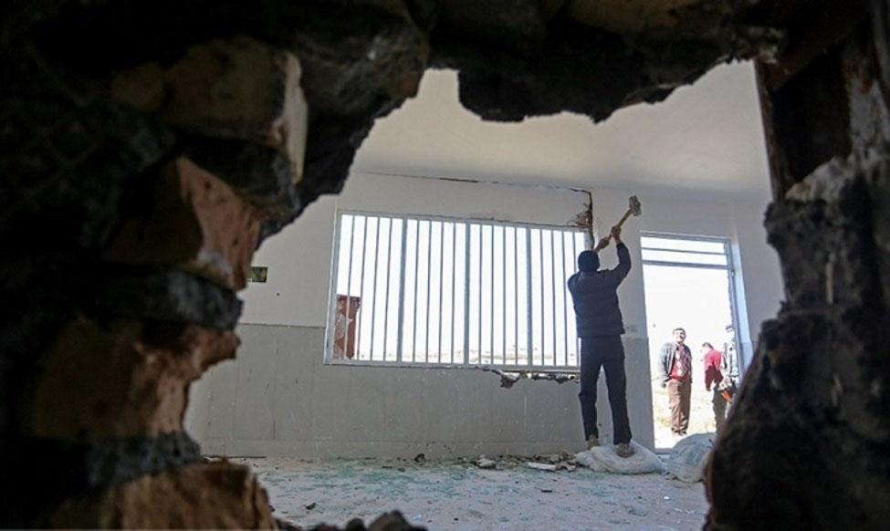 تخریب یک واحد ویلایی غیرمجاز در لاریجان