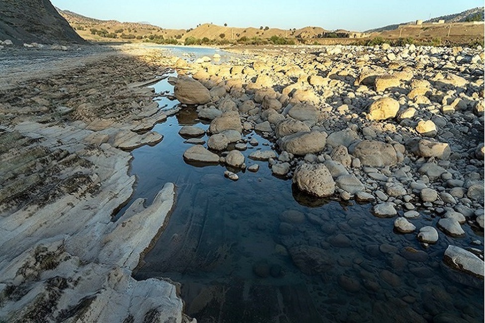 رودخانه کشکان لرستان سنددار شد
