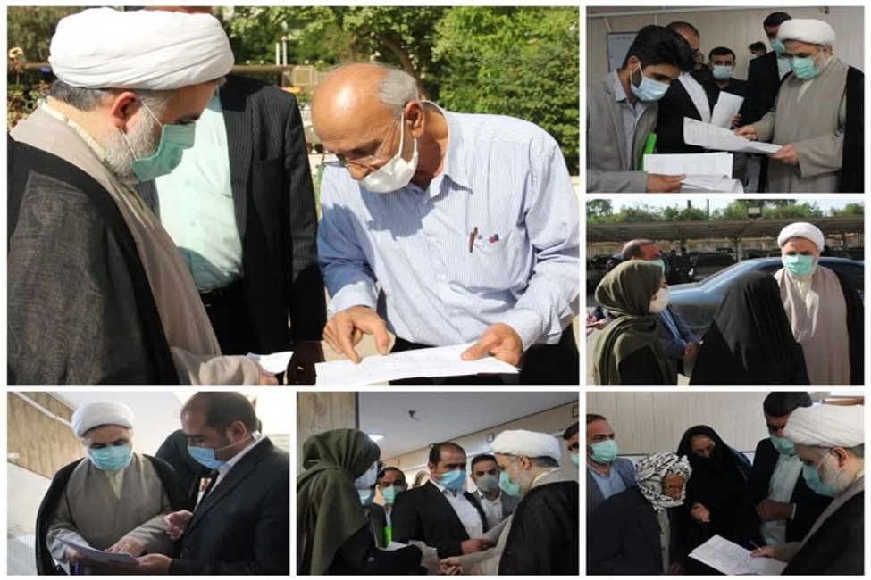 بررسی درخواست و مشکلات قضایی مردم توسط رئیس کل دادگستری خوزستان