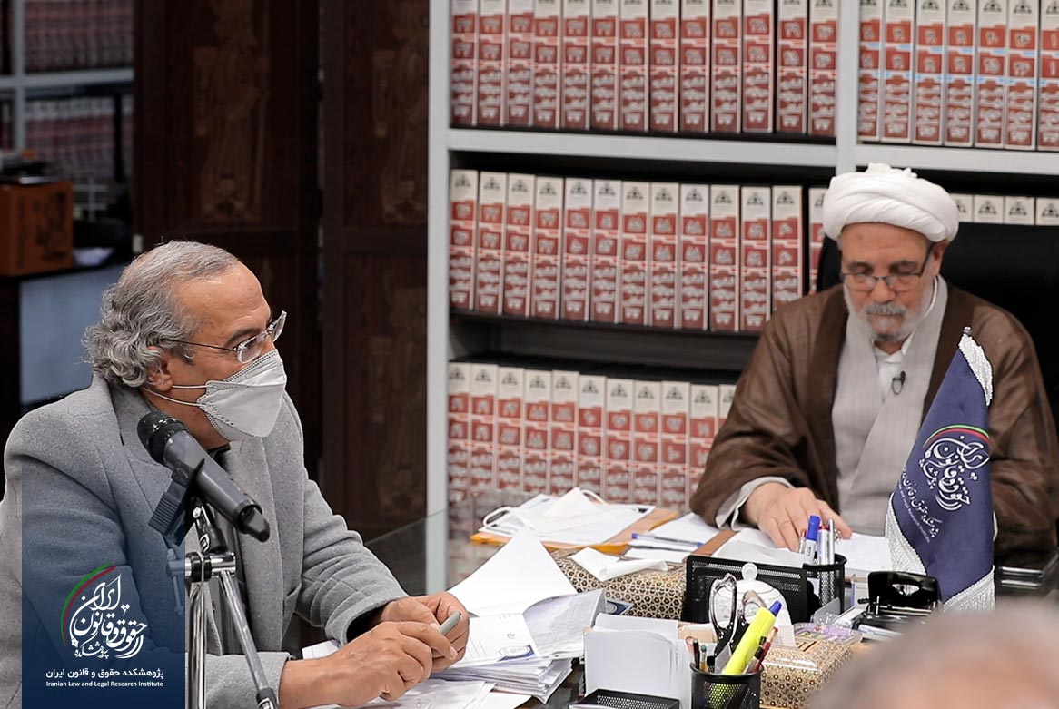 جلسه پنجم پروژه پژوهشی تجربه زیسته اصل ۱۶۰ قانون اساسی با حضور حجت الاسلام محمد اسماعیل شوشتری در پژوهشکده حقوق و قانون ایران برگزار شد.