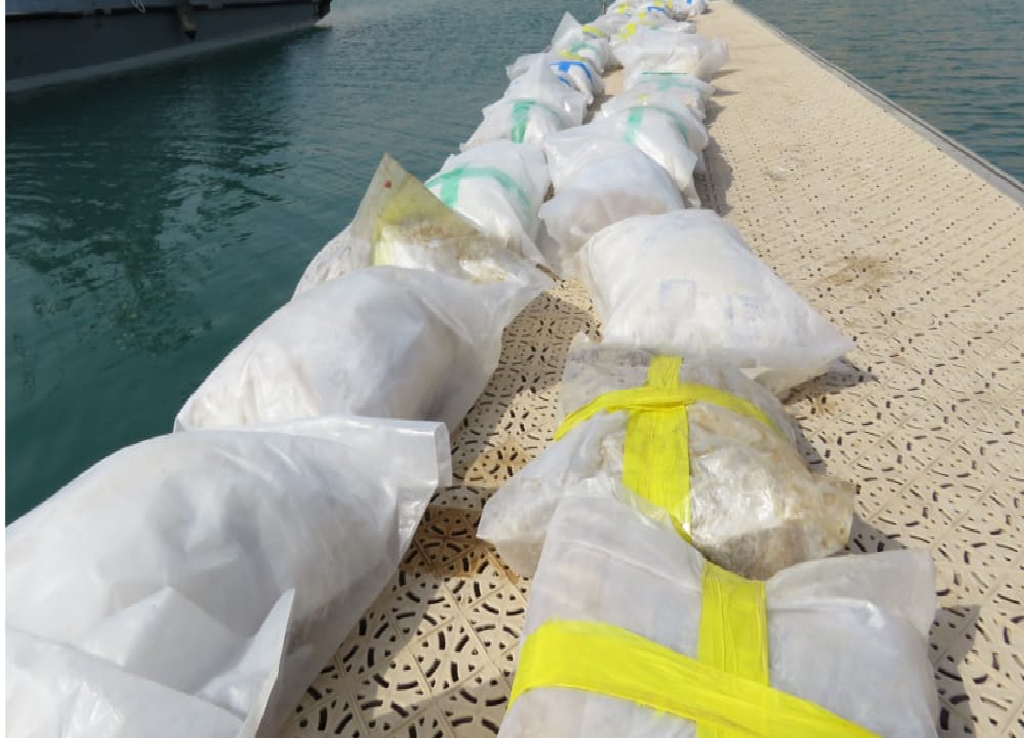 شناور حامل یک و نیم تن مواد مخدر در آب‌های خلیج فارس توقیف شد