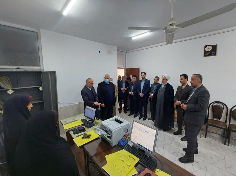 رئیس کل دادگستری گلستان از حوزه‌های قضایی گالیکش و مینودشت بازدید کرد