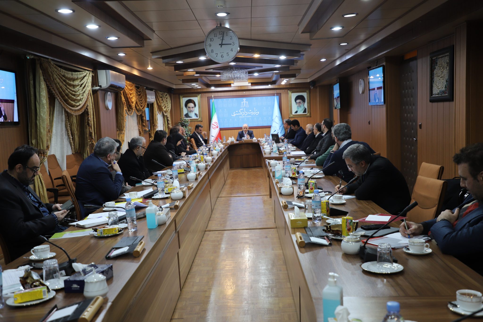 جلسه شورای مرجع ملی کنوانسیون مبارزه فساد با حضور وزیر دادگستری برگزار شد