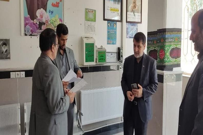 رئیس کل دادگستری آذربایجان شرقی از حوزه قضایی مهربان بازدید کرد