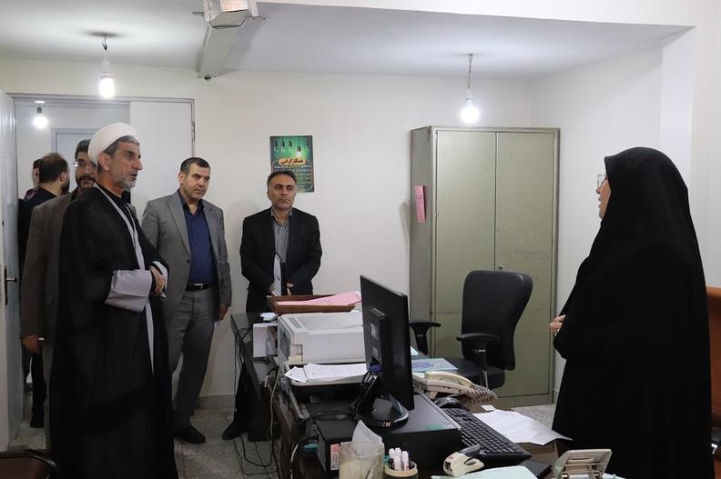 رئیس کل دادگستری اصفهان از حوزه قضایی کوهپایه بازدید کرد